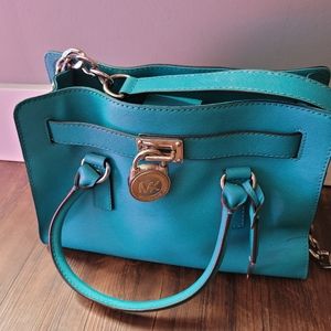 Teal Michael kors purse